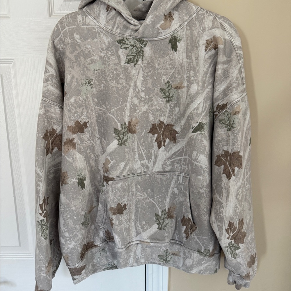 Abercrombie & Fitch Gray Camo Hoodie